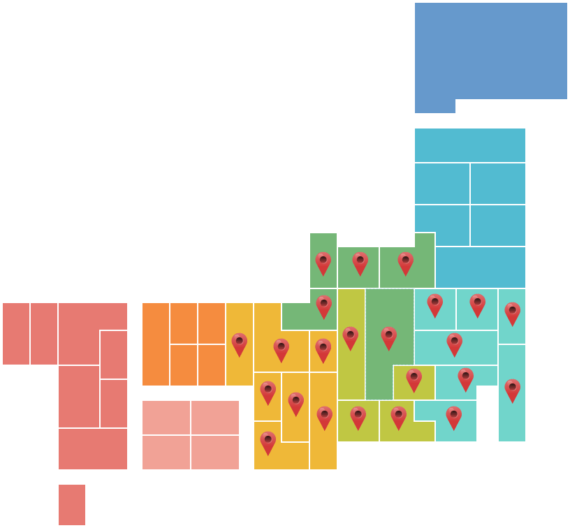 対応エリアマップ